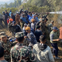 जहाज दुर्घटनामा बेपत्ता यात्रुको खोजी जारी छ : सेना